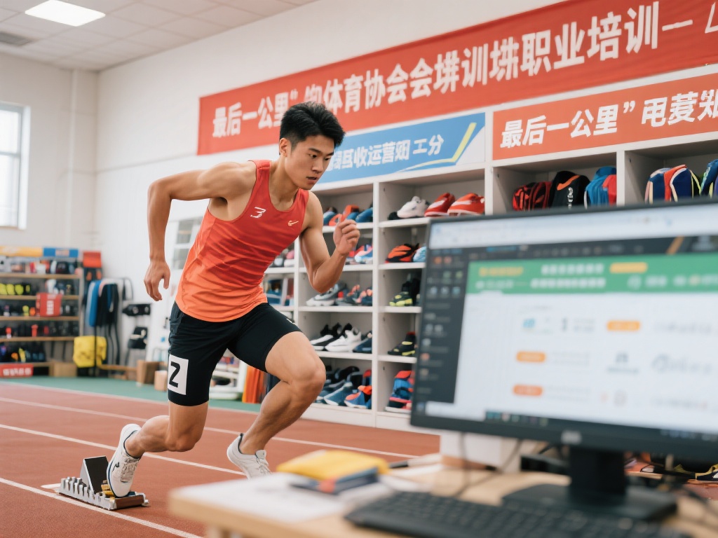 为退役运动员铺就“职业转型之路” 例如,小李是一名退役短跑运动员,结束运动