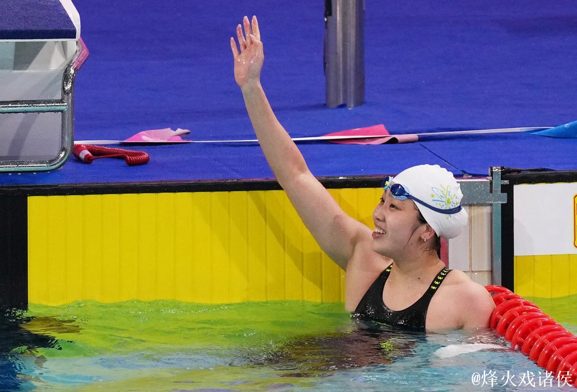 全运会女子50米自由泳 浙江选手吴卿风收获冠军